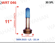 [WRT 046C] REAR TEETH - 16TH x 4"-DIA x 11.00'' - LENGTH - COATED-J2