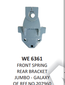 [WE 6361] FR. SP FR BRACKET 11.10 CANTER