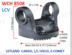 [WCH 8508] C.H. - 35 x 126 X 3.50”-H X 4.75” SERR X 4 H 11MM - TUSKER X5' L/L.909