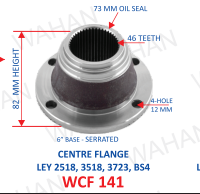[WCF 141] C.F. - 46TH x 82MM-H x 6" XXX x 4H - 12MM x OIL SEAL 73.MM x - T.2523/3718-Q4