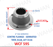 [WCF 595] C.F. - 16TH x 80MM-H x 6" XXX x 4H - 12MM - T-31.18-Q4