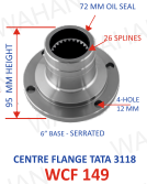 [WCF 149] C.F. - 26TH x 95MM-H x 6" XXX x 4H - 12MM-Q5