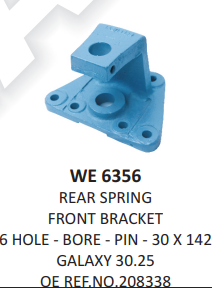 [WE 6363] RR FR BRKT GALAXY 30.25