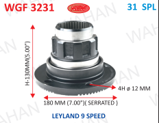 [WGF 3231] G.B.F-31TH x 5.12" H x 6.00" SERR x 4H x 12MM - E1