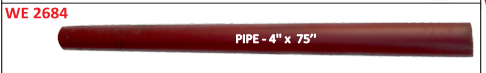 [WE 2684] PIPE - 4'' - 94mm x 75''