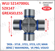 [WUJ 5214700G] UJC - 52x147 -GREASLESS - S - 2045/2047 R590