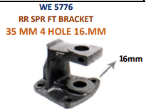 [WE 5776] RR SPR FT BKT 35.MM 4 HOLE 16.MM
