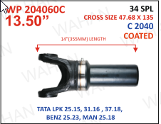 [WP 204060C] WELCH PLUG - 13.40''-34TH -C-2040-COATED X 47.68 X 135-B5