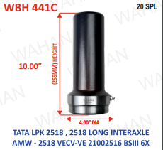 [WBH 441C] BARREL HOUSING - 20TH x R - 403 x 4.00"-DIA x HEIGHT - 10.00" - COATED