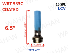 [WRT 533C] REAR TEETH - 16TH x 54MM-DIA x 6.50'' - LENGTH - T-407 - COATED -L2
