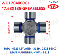 [WUJ 204000] UJC - 47.68x135 - C-2040- ''GREASELESS''