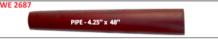 [WE 2687] PIPE - 4.25'' - 108mm x 48''