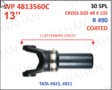 [WP 4813560C] WELCH PLUG-13.00"-30TH - R-490 x 330.20.MM - COATED