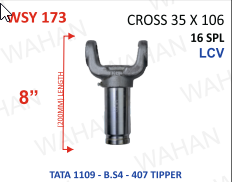 [WSY 173] SLEEVE YOKE - UJC - 35X106 x 8.00''- LENGTH x 16TH - TATA 407-L4