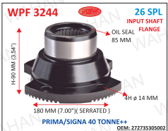 [WPF 3244] P .FLANGE  -26-TH-7''-CUT TYPE-90MM-H x 4H x 14 MM x 85MM-OIL SEAL LEY.BS-6- I4