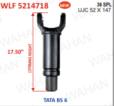 [WLF 5214718] L-FORK-36TH x UJC-52x147 x17.25" - LENGTH - W/COVER