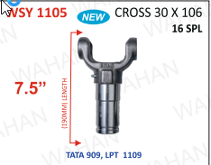 [WSY 1105] SLEEVE YOKE - UJC - 30X106 x 8.00''- LENGTH x 16TH