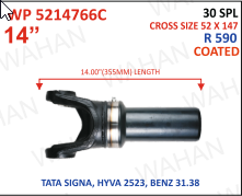 [WP 5214766C] WELCH PLUG-14.00"-30TH x 355.60.MM - TATA SIGNA x 2523 x 31.18 x BENZ X 52 X 147