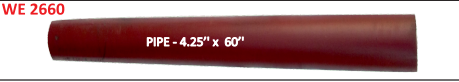 [WE 2660] PIPE - 4.25'' - 108mm x 60''