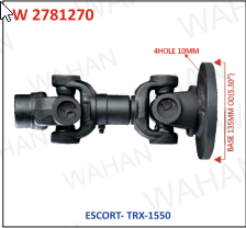[W 2781270] TRANSMISSION SHAFT - ESCORTS - TRX 1550 